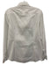 Ann Mashburn Size L White Cotton Button Front Long Sleeve Collared Top White / L