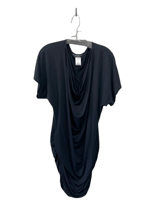 Carmen Marc Valvo Size M/L Black Nylon Blend Sleeveless Cowl Neck swimwear Black / M/L