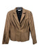 Akris Punto Size Est S Bronze Silk seam detail Pockets Blazer Jacket Bronze / Est S