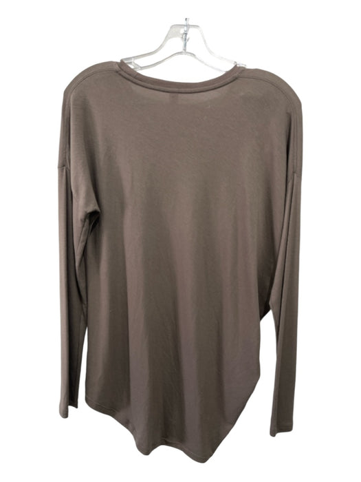 Athleta Size XS Dark Taupe Modal Blend Long Sleeve Athletic Top Dark Taupe / XS