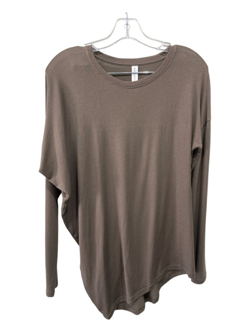 Athleta Size XS Dark Taupe Modal Blend Long Sleeve Athletic Top Dark Taupe / XS