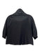 D & Y Size Medium Black Polyester Blend Half Sleeve Button & Zip Front Jacket Black / Medium