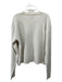 Frame Size Large Cream White Wool & Cashmere Long Sleeve Cable Knit Sweater Cream White / Large