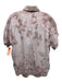 Etica Size XS Pink Linen Blend Tie Dye Short Sleeve Button Up Shirt Top Pink / XS