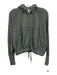 FP Movement Size XS Slate Blue Long Sleeve Raw Edges Zip Up hood Jacket Slate Blue / XS