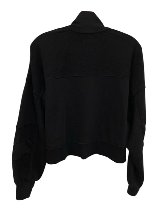 Pilcro Size S Black Cotton Long Sleeve Split Neck Grommet Jacket Black / S