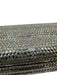 Judith Leiber Silver Rhinestone Push Clasp Bedazzled Clutch Shoulder Bag Silver / Mini
