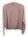 C by bloomingdales Size Medium Light Pink 2 PLY cashmere Button Front Sweater Light Pink / Medium