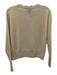 C by bloomingdales Size Medium Cream White 2 PLY cashmere Button Front Sweater Cream White / Medium
