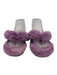 Ugg Shoe Size 9 Purple shearling open toe Thong Bow Detail Slipper Sandals Purple / 9