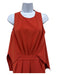 Rachel Comey Size 6 Orange Polyester Sleeveless Back Cut Out Front Slit Dress Orange / 6
