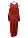 Rachel Comey Size 6 Orange Polyester Sleeveless Back Cut Out Front Slit Dress Orange / 6