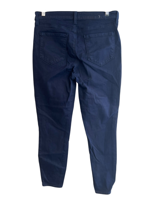 L'agence Size 30 Navy Cotton Blend 5 Pocket Zip Fly High Waist Skinny Jeans Navy / 30