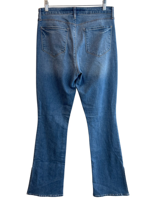 L'agence Size 28 Light Denim Cotton Blend 5 Pocket Zip Fly Mid Rise Jeans Light Denim / 28