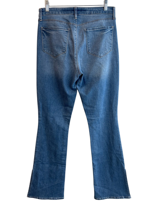 L'agence Size 28 Light Denim Cotton Blend 5 Pocket Zip Fly Mid Rise Jeans Light Denim / 28