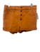 Madewell Size 30 Tan Orange Cotton High Rise Cuffed Button Fly Shorts Tan Orange / 30