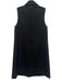we-ar4 Size S Black Wool Sleeveless Button Up & Collar Midi Dress Black / S