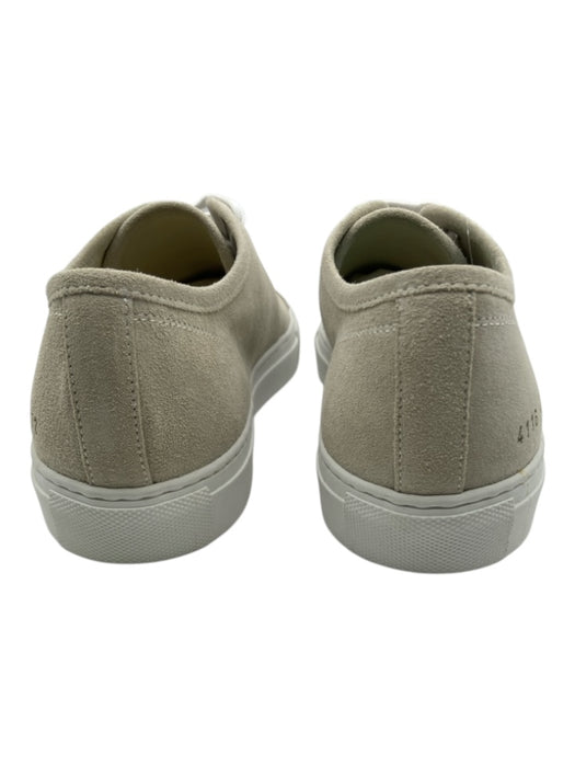 Woman by Common Projects Shoe Size 40 Taupe Gray Suede Lace Up Low Top Sneakers Taupe Gray / 40