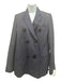 Victoria Victoria Beckham Size 6 Dark Blue Cotton Blend Denim Blazer Jacket Dark Blue / 6