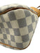 Louis Vuitton cream, blue & brown Coated Canvas & Leather Damier Azur Bag cream, blue & brown / PM