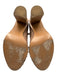 Valentino Garavani Shoe Size 37.5 Beige Pink Leather Upper Rockstud Trim Boots Beige Pink / 37.5