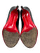 Christian Louboutin Shoe Size 38 Black Leather Upper Patent Stiletto Heel Pumps Black / 38