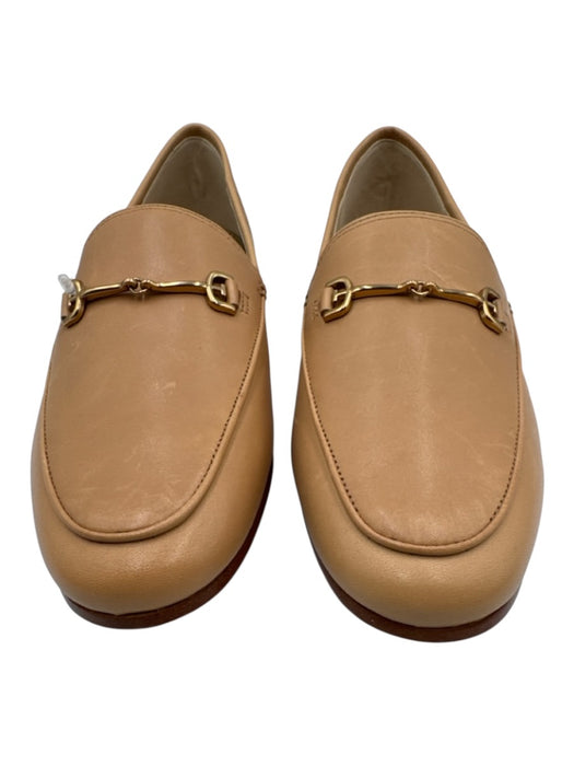 Sam Edelman Shoe Size 7.5 Beige Leather Upper Logo Detail Horsebit Flat Loafers Beige / 7.5