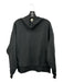 Alo Size S Black Cotton Blend ribbed hem Turtleneck Pullover Athleisure Sweater Black / S