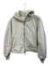 FP Movement Size XS Light Gray Cotton Heathered Zip Front Hoodie Crop Jacket Light Gray / XS