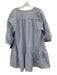 Storia Size S Light blue & white Nylon Blend Micro Floral Button Front Dress Light blue & white / S