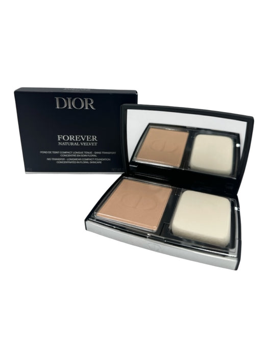 Dior Black & Silver Foundation Compact Makeup Cosmetic Black & Silver
