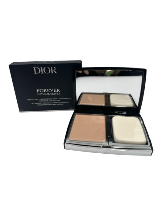 Dior Black & Silver Foundation Compact Makeup Cosmetic Black & Silver