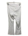 Avenue Montaigne Size 00 White Polyurethane Elastic Waist Flare Pants White / 00