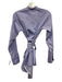 Thomas Mason for J. Crew Size 00 Purple blue Cotton Long Sleeve Button Up Top Purple blue / 00