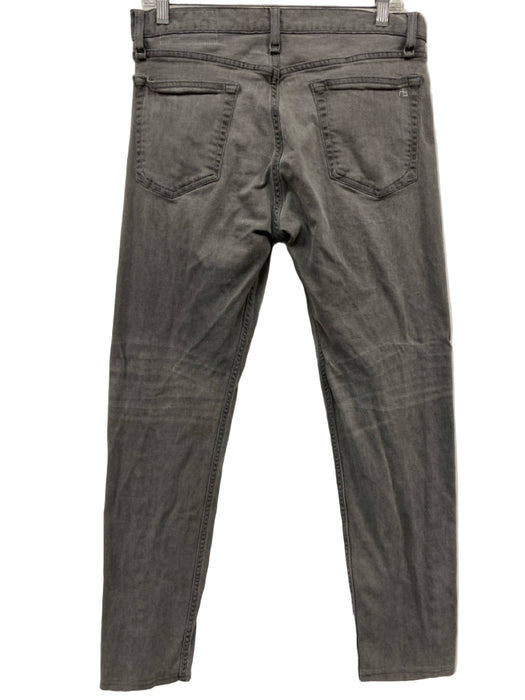Rag & Bone Size 32 Gray Cotton Solid Button Fly Men's Pants