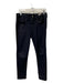 Rag & Bone Size 29 Black Cotton Blend 5 Pocket Mid Rise Zip Fly Skinny Jeans Black / 29