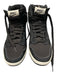 Nike Shoe Size 7.5 Black Suede & Canvas Almond Toe Textured High Top Sneakers Black / 7.5