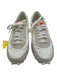 Nike Shoe Size 8 White, Yellow, Orange Suede & Nylon Logo Low Top Laces Sneakers White, Yellow, Orange / 8