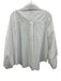 Tanya Taylor Size S White Cotton Collar Neck Button Down Long Sleeve Top White / S