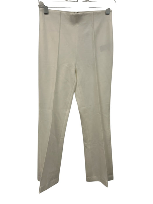 Rag & Bone Size XS White Viscose Blend Back Zip Stitch Detail Pants White / XS