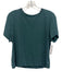 Lululemon Size Est S Dark Teal Short Sleeve Heathered Crew Neck T Shirt Top Dark Teal / Est S