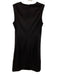 Theory Size 6 Black Wool Blend Sleeveless Above knee Shift Dress Black / 6