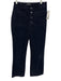 Apiece Apart Size 4 Navy Blue Cotton Blend Corduroy Button Fly High Rise Pants Navy Blue / 4