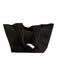 COS Dark Brown Suede Inner Pocket Top Handle Magnetic Close Tote Bag Dark Brown / Large