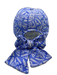 Henrik Vibskov Blue & White Polyester Blend Lobster Claw Bow Detail Hat Blue & White / One Size