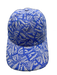 Henrik Vibskov Blue & White Polyester Blend Lobster Claw Bow Detail Hat Blue & White / One Size