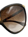 D&G Dolce & Gabbana Brown & Gold Tone Acetate Tortoiseshell Oversize Sunglasses Brown & Gold Tone