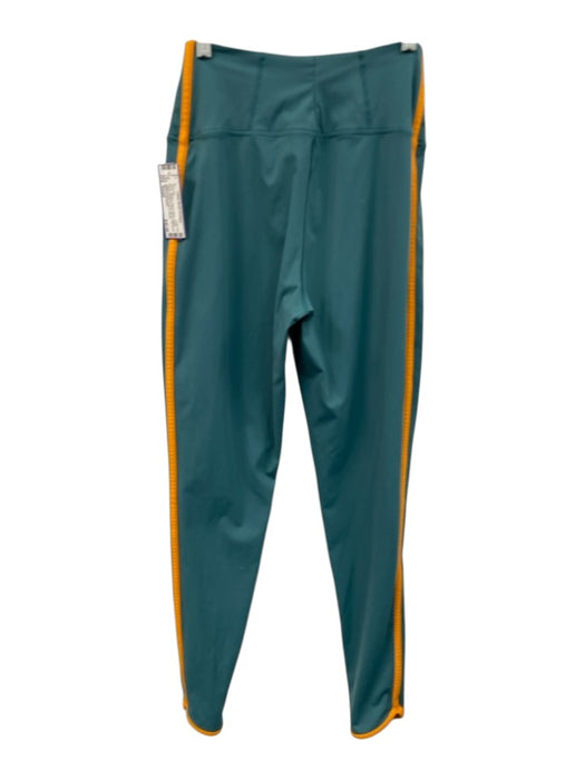 Spiritual Gangster Size Small Teal & Yellow Elastic Piping Pant Set Teal & Yellow / Small