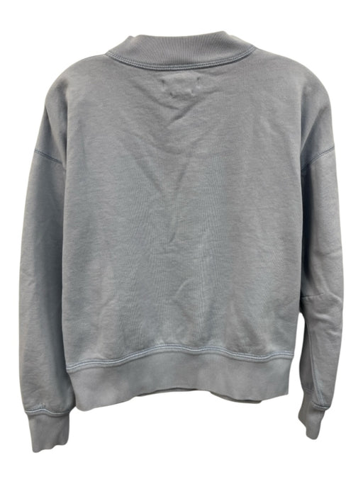 Isabel Marant Etoile Size 38 Light Blue, Pink, Purple Cotton Blend Logo Sweater Light Blue, Pink, Purple / 38