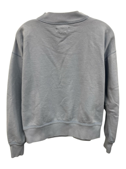 Isabel Marant Etoile Size 38 Light Blue, Pink, Purple Cotton Blend Logo Sweater Light Blue, Pink, Purple / 38